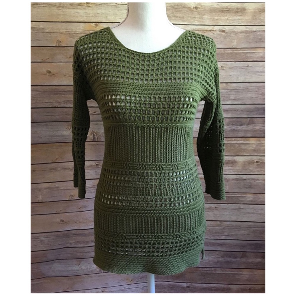 🍎 Old Navy Woven Sweater. Size XS.